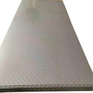 301 303 Checkered Stainless Steel Plate For Sale 304 201 202 430 410 630 316 316L 304