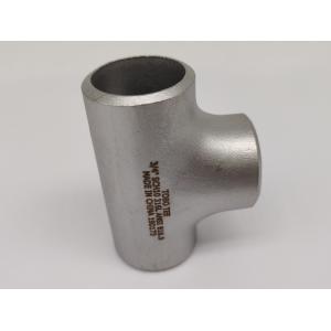 China ASME 1/2 Stainless Steel Welded Pipe Fittings Sch40 Reducing Tee supplier