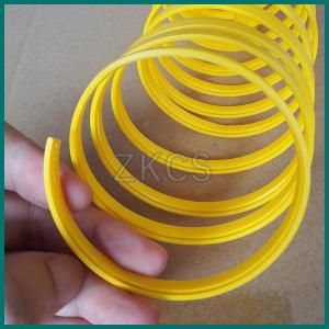 Telecommunication Industry Spiral Binding Coil , Self Locking Plastic Spiral Wire