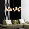 Black Bar Stair Modern Hanging Pendant Lights Dining Glass Ball Lindsey Glass