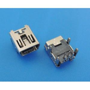 5pf 4pin Long Pin Micro USB Connector High Temperature Fast Transfer For Computer Machine