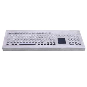 China Souris sans fil de clavier d'acier inoxydable combinée, souris résistante de clavier d'ordinateur supplier