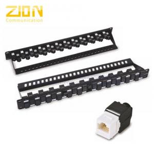 China UTP Cat6A Patch Panel 24 ports for Rack , Date Center Accessories , from China Manufacturer - Zion Communiation supplier