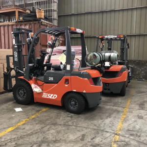 4 Way Directional Power Shift 2.5T Gasoline LPG Forklift Loader