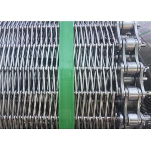 Customized Stainless Steel Wire Mesh Conveyor Belt With Chain SGS Listed