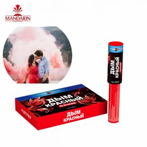 China Daytime Handheld Colored Smoke Bombs , Colour Smoke Flare Fireworks supplier