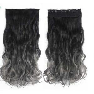 China Ombre Synthetic Hair Extensions , Synthetic One Piece Hair Extensions supplier