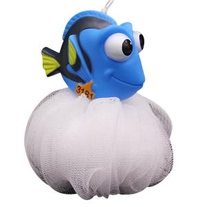 Baby Cute Soft Vinyl Toys Animal Cartoon Colorful Mesh Sponge PE Bath Shower Puff Ball