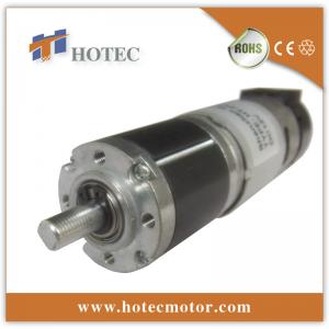 China 12V 24V planetary gear motor with encoder supplier
