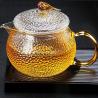 High Temperature Resistant Borosilicate Glass Teapot , Glass Filter Flower