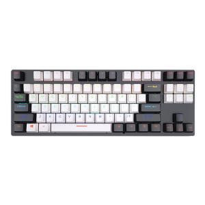 China teclado mecânico personalizado de 87 teclas com eixo vermelho e teclas múltiplas anti-ghosting wholesale