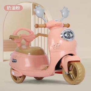 China OEM ODM Boys Girls Electric Three Wheel Motorcycle Rechargeable Tricycle 6volt supplier