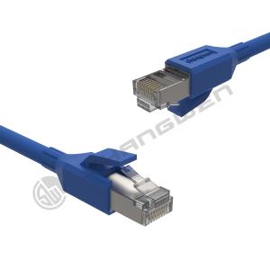 China 青 Rj45 CAT6A SFTP イーサネット ネットワークケーブル インターネット 4ペア CE UL 多重銅回転 100% 酸素のない銅 黒 CAT6A wholesale