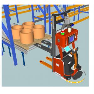 Ultrasound Safety Protection Automated Guided Vehicle For Enhanced Warehouse Efficiency