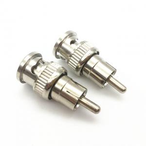 ROHS Audio Camera  Nickel Plated  Mini  Bnc Male To Rca Male Adapter