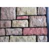 China Multiple Color Artificial Wall Stone For Indoor / Outside Wall Decoration wholesale