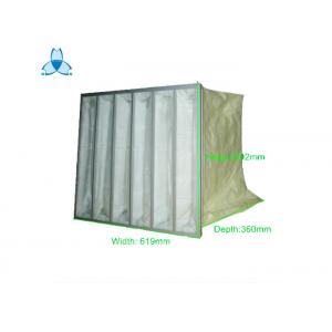 China Synthetic Fiber Pocket Air Filter 619*360*592mm For Filtrate The Dust Partcles supplier