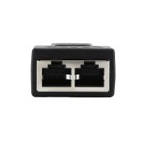Double Connector RJ45 Female HDMI In Splitter for LAN Ethernet Network Cable