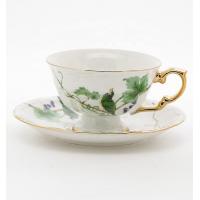 China Modern Ceramic Bone China Coffee Tea Cups And Sauce Cup Ceramic on sale