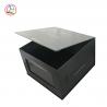 Large Rigid Cardboard Magnetic Closure Gift Box Navy Fancy Paper