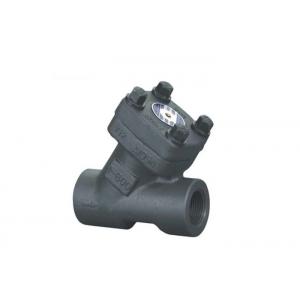 China Forged Y Pattern Lift Type Check Valve With Thread Connection Form supplier