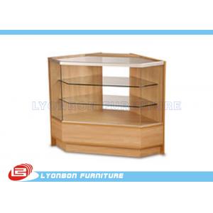 China Durable MDF Glass Wood Display Cabinets / Products Trade Show Display supplier