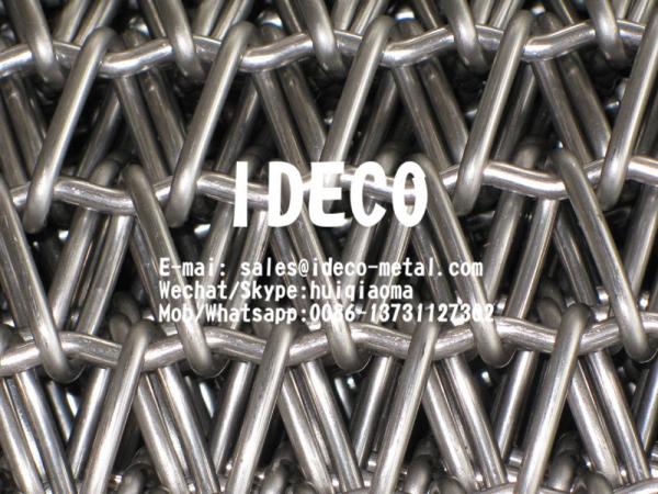 Balanced Weave Spiral Belts, Metal Wire Mesh Drip Screens, Flexible Ash Hopper