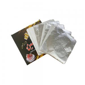 Customized Length Aluminium Foil Paper Hookah Foil 0.03MM For All Hookah 50 pcs Pack