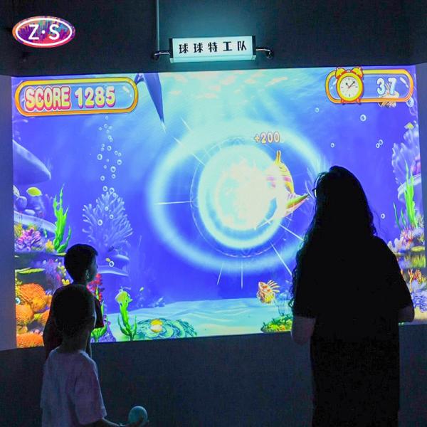 China Remote Control Operation Interactive Wall Games Laser Source For Promotion Events wholesale