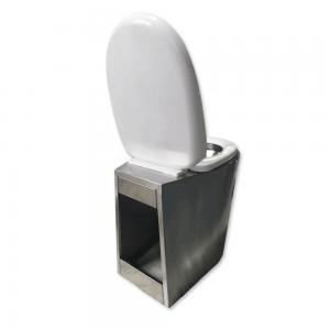 China 3L 6L Flush Volume Stainless Steel Prison Toilet SS304 For High Speed Rail supplier