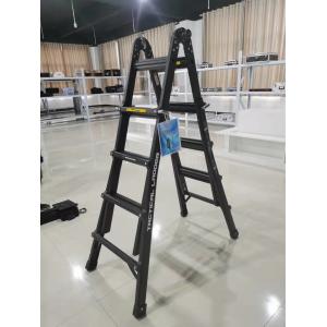 Aluminum And Stainless Steel Folded Tactical Ladder 250kg Loading Capacity 1.52m Length