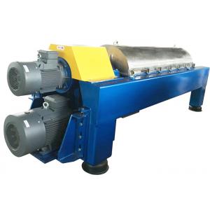 Continuous Decanter Centrifuges 2 Phase Horizontal Centrifuge Decanter Machine