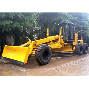 Self Propelled Articulated Motor Grader 215 Hp With Front Blade / Rear Scarifier