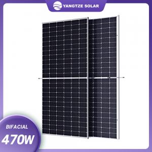 144Cells 9BB Bifacial Solar Panel Modules 470W ODM