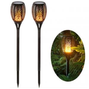 China 3 Modes 96 Solar Led Lights Flame Flickering Lamp Led Flame Lamp For Outdoor wholesale