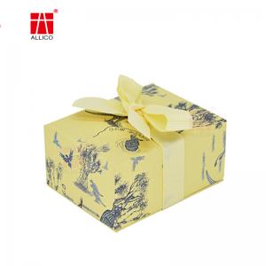 Luxury Bespoke Custom Rigid Cardboard Magnetic Paper Gift Boxes With Ribbon Closure For Wedding Dress
