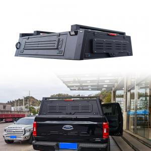 China Customized Logo Aluminum Retractable Tonneau Cover for Ford F150 Raptor 2018 in Black supplier