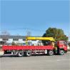 China FAW 8*4   Cargo Truck  With  14 Tons  X CMG Crane   Lorry Crane     Delivery Truck with Crane wholesale