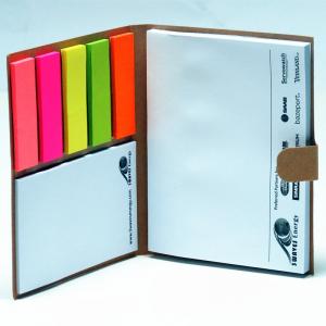 Note pad advertising pad 100X75mm with sticky note logo customized