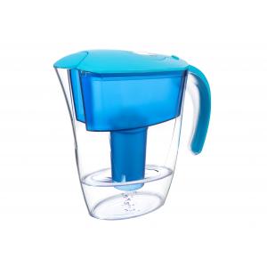 China Home Using Daisy Water Filter Jugs SAN Transparent Body With PP Lid And Handle supplier