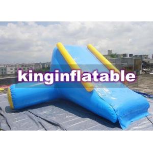 Anti-tipping Inflatable Water Slide / Climbable Iceberg For Water Parks , Anti Turnover