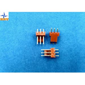 China Single Row Wafer Connector Wire To Board Pitch 2.54mm Vertical Type Shrouded Header supplier