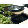 China Mirror Polished Stainless Steel Outdoor Water Features Hemisphere Shape wholesale