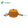 China Superficie cepillada Conexión rápida de manguera de tubo de nylon Cam y ranura adecuada para 1/2 "-8" tuberías wholesale