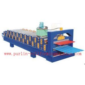 China Standing Seam Roof Panel Roll Forming Machine / Corrugated Rolling Forming Line wholesale