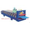 China Standing Seam Roof Panel Roll Forming Machine / Corrugated Rolling Forming Line wholesale