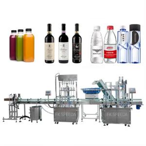 China FK-Automatic 3 in 1 PET Plastic Bottle Water Liquid Packing And Filling Machines supplier