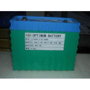 3.2V 100Ah Lithium Iron Phosphate Batteries with Backup Power , Safety Electric Car Lithium Battery