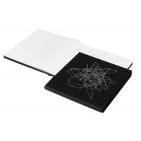 China Black Color Custom Printed Notebooks Square Shape A4 / A5 / A6 Size Available on sale