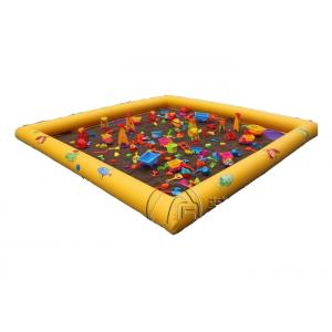 China Customize Commercial Inflatable Water Pool Inflatable Pool Floats With Soft Play Sands supplier